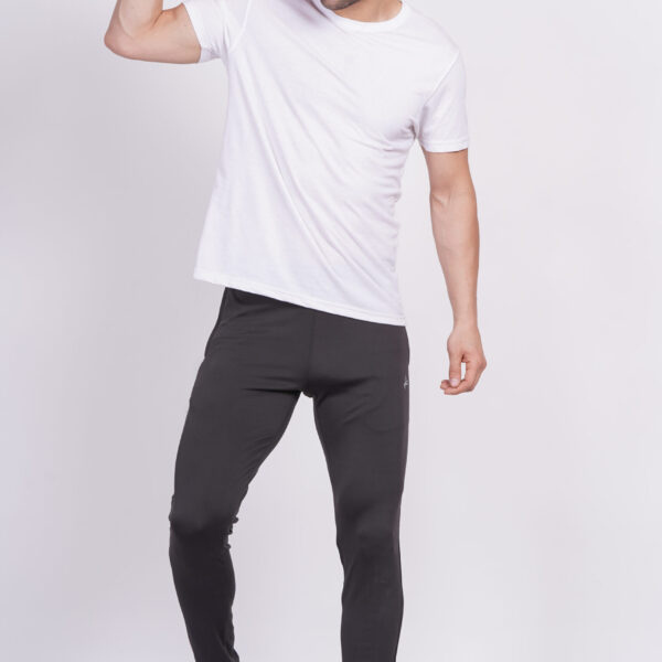 Lycra Jogger Lower - Fitted Style with Ribbed Detail